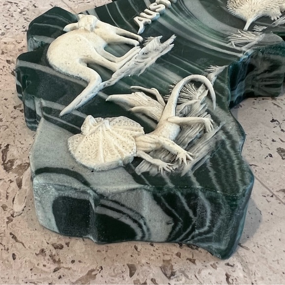 VTG Australian Marble Stone Paperweight - Picture 7 of 7